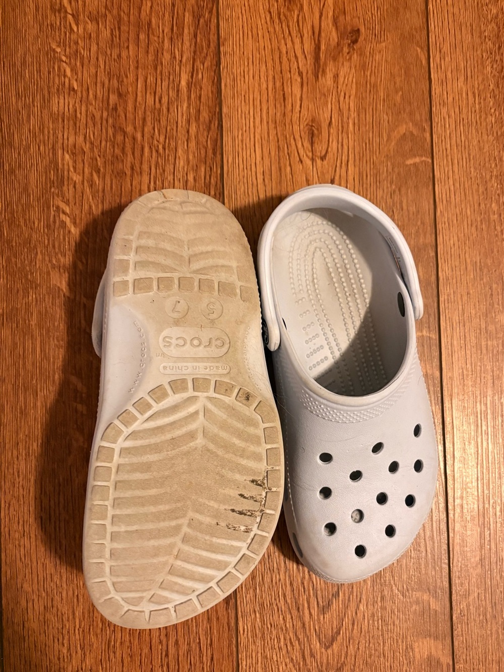 CROCS Kids Classic Clog - White